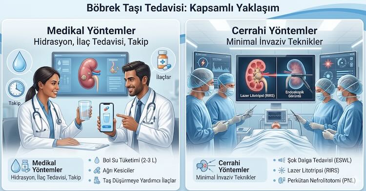 Böbrek Taşı Tedavisi: Medikal ve Cerrahi Yöntemler