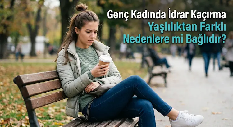 Genç kadında idrar kaçırma