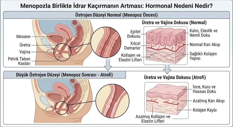 Menapozda idrar kaçırma